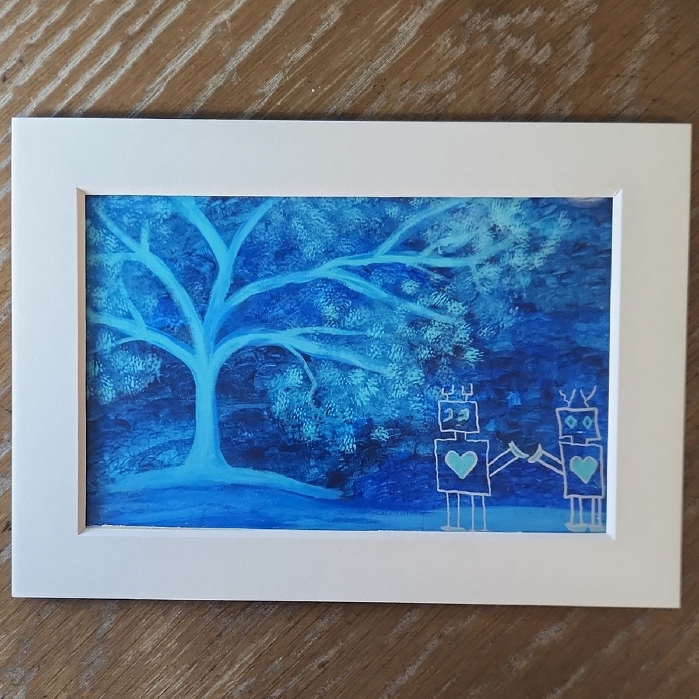 Matted Photo Print of "Running on Time" by Butterfly Rising Designs
